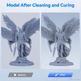 ELEGOO Mercury Plus 3.0 Larger Wash and Cure Station, Resin Curing Machine for LCD/SLA/DLP 3D Printing Models, Best for Saturn, Mars 3D Printer, Washing Size of 230 * 135 * 260mmm ELEGOO