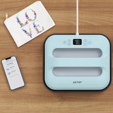 AST&T Heat Press 12"X10", Smart Heat Press Machine with Built-in Bluetooth for T-Shirts, Pillows, Tote Bags & More, Advanced Ceramic-Coated Heat Plate, Precise Temperature Control with APP (Blue) AST&T