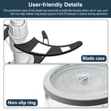 JOYAMI Electric Food Processor with 2 Bowls, Food Chopper Vegetable Meat Grinder, Stainless Steel Blades, 2 Speed JOYAMI