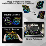 Sahvaim 3D Printer Platform Upgraded H1H Build Plate for Bambu Lab X1 X1C X1E P1P P1S A1, Double Sided Textured Flake+Star PEY Spring Steel Sheet Flexible Plate for Bambu Lab 3D Printer 257x257mm. SAHVAIM