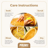 Prime Home Direct Bamboo Steamer Basket 10-inch | 2-Tier Steamer for Cooking | 50 Liners, Chopsticks, Sauce Dish | Dumpling Steamer, Food Steamer Baskets for Cooking - Rice & Vegetable Steamer Pot Prime Home Direct