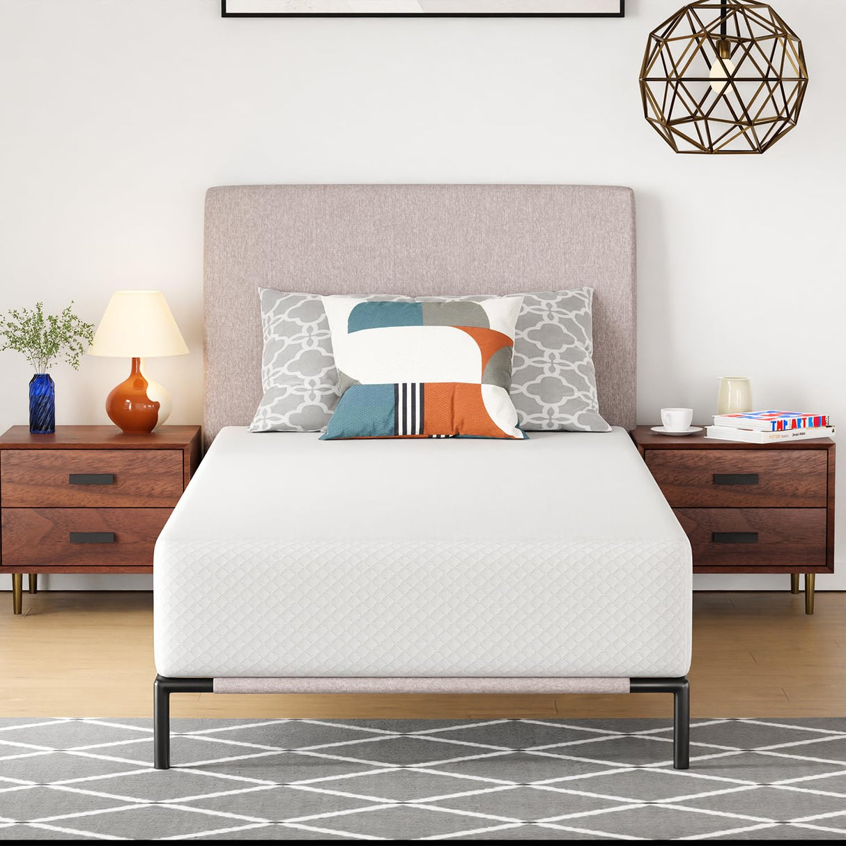 PayLessHere 10 Inch Twin Gel Memory Foam Mattress Fiberglass Free/CertiPUR-US Certified/Bed-in-a-Box/Cool Sleep & Comfy Support PayLessHere