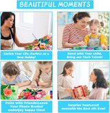 4 Pack Flowers Paint by Numbers Kit for Adults Beginners Framed - DIY Flowers Adults Paint by Numbers Kits on Canvas with Frame, Small Easy Acrylic Oil Painting Perfect for Home Decor 8 X 8 Inch Amzdiyfun