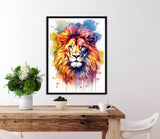 Diymood DIY 5D Diamond Painting Kits for Kids & Adults Lion - Diamond Art Kits for Kids & Adults Animal | Full Drill Round | Crystal | Beginner | Home Wall Decor | 12x16 inch Diymood