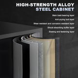 4-6 Gun Safe, Large Gun Safes for Rifle & Pistol Storage, Gun Cabinet for Rifles and Shotguns, Quick Access Rifle Safe with Removable Gun Rack, Long Gun Safe with Dual Alarm & Interior Storage Cabinet BONANO