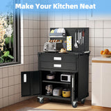 JFHID Work Bench for Garage with Pegboard Drawers and Cabinets Heavy Duty Metal Frame Tool Bench for Shop Kitchen Cabinets Organizer Work Table with Wheels (White Handle) JFHID