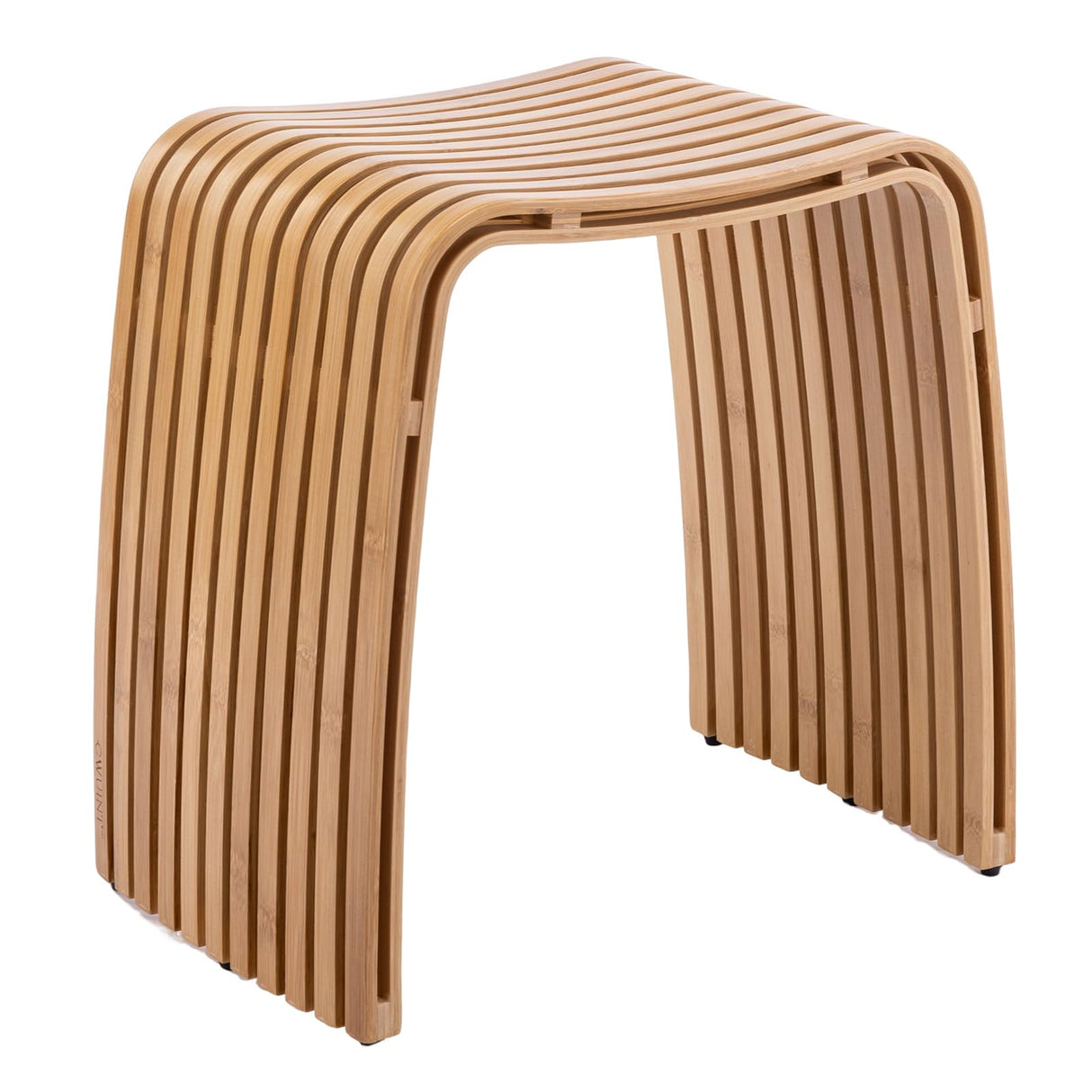 CWUINT Bamboo Dining Stool and Chair - Durable and Beautifully Designed for Dining Room, Living Room, Bedroom and Bathroom CWUINT