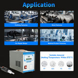 Ultrasonic Plastic Spot Welder, Portable Aluminum Cutter Welder Combo, Desktop Plastic Welding Machine, 110V 28Khz Hand Held Welder KWHXJ