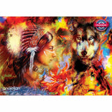 Anatolian Puzzle - Wolf Maiden - 1500 Piece Jigsaw Puzzle #4562, Multicolor Anatolian