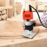 GOTOTOP Wood Router Tool Handheld Laminate Router 110V 30000R/Min Electric Hand Trimmer Wood Laminator Router Tool Set For Fast And Accurate Cut US Plug GOTOTOP