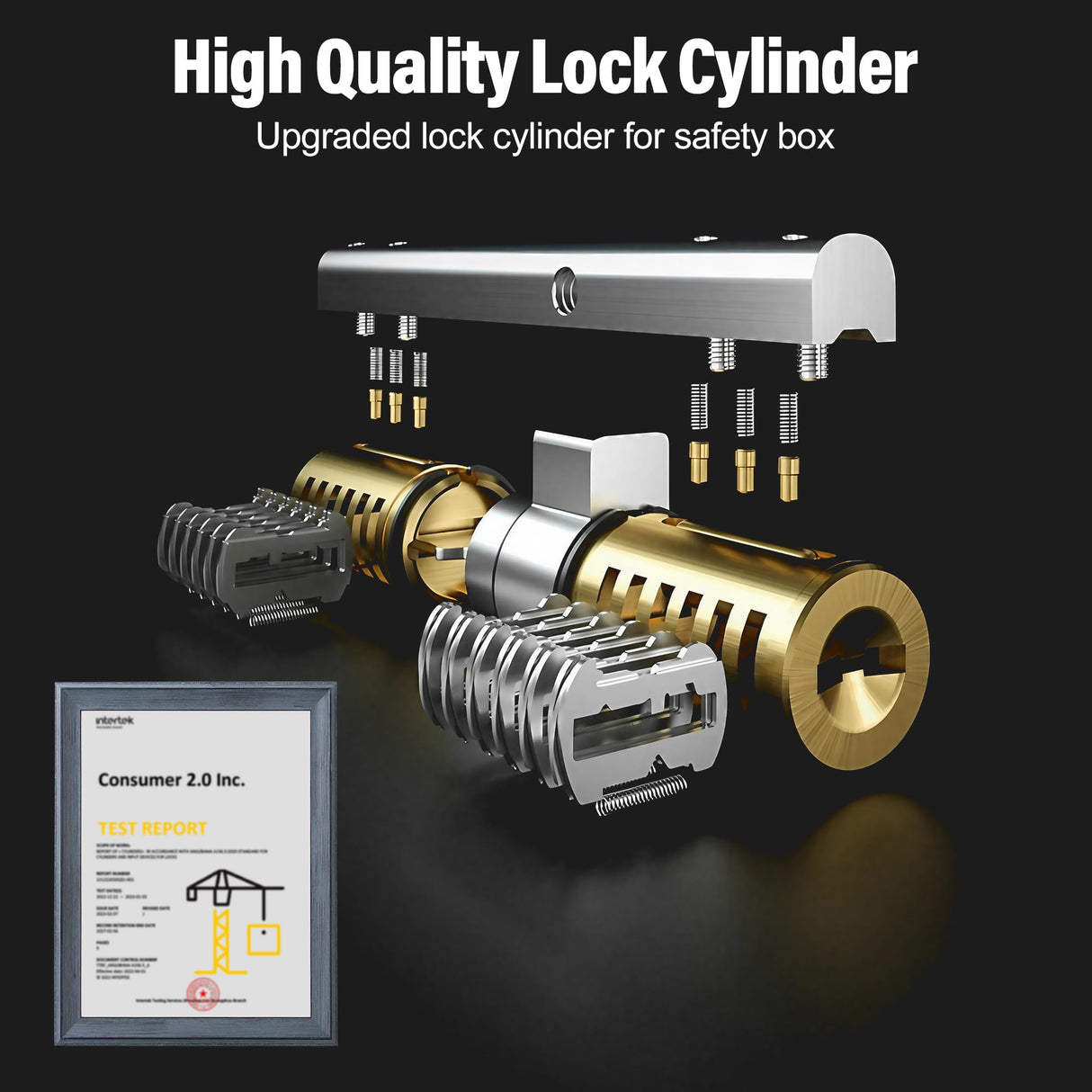 Biometric Gun Safe for Handgun, ≤0.1s Quick Access Pistol Safe 4-Ways Unlock APP/Fingerprint/Numeric Code/Key with Security Cable, Handgun Safe for Nightstand, Home, Bedside, Car - Aluminum Alloy OneTigris