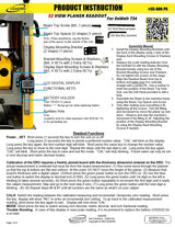 iGaging EZ-View Digital Planer Readout DRO for Portable Planer - Planer Accessories Kit for Dewalt 734 735 and More! IP54 Dust and Moisture Protection (35-600-P6 iGaging