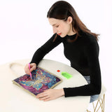 KACASHIP 5d Diamond Painting Shopping Tote Bags Kits Handmade Art Reusable Handbags Craft for Women Grandma Daughter Gifts KACASHIP