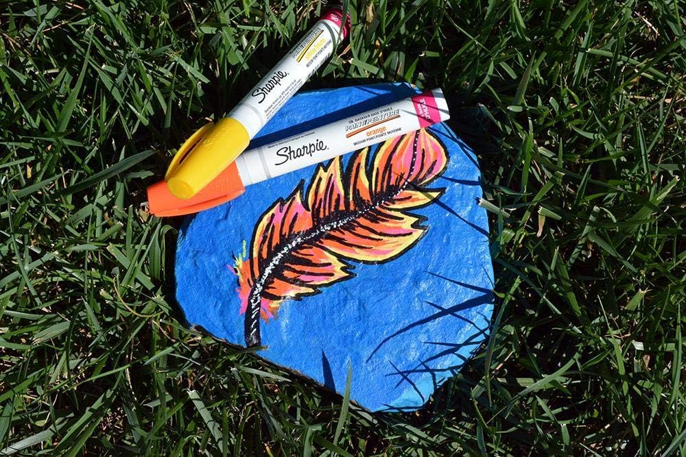 Sharpie Oil-Based Paint Marker, Medium Point, Metallic Silver Ink, Pack of 3 SHARPIE