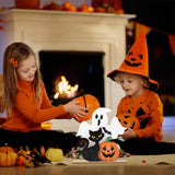 Halloween Decorations Wooden Ghost Table Sign Pumpkin Black Cat Table Centerpieces Standing Tabletop Decoration Happy Halloween for Holiday Desk Tiered Tray Party Shelf Decorations Farmhouse Sophena