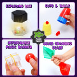 Skirfy Magic Kit-Magic Tricks for Kids Ages 6-8,75+ Magic Kit for Kids 8-12 with Flattern The Dice,Acacia Rabbit, for Kids Boys Girls Skirfy