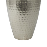 Deco 79 Metal Living Room Decorative Jars Decorative Container, Jar with Lid 7" x 7" x 16", Silver Deco 79