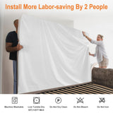 Waterproof Matress Protectors King Size Bed Fits 16"/17"/18" Deep, 6-Side Mattress Encasement Soft and Noiseless Terry Top + TPU Waterproof Liner + Ziper Ptsuker