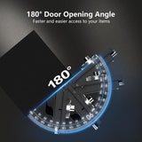 HEANVO 2-3 Rifle Safe, Small Gun Safe for Home Rifles and Pistols, Quick Access Gun Safe for Guns with Alarm System, Home Gun Security Cabinet with Digital Keypad, Gun Locker for Shotgun Firearms HEANVO