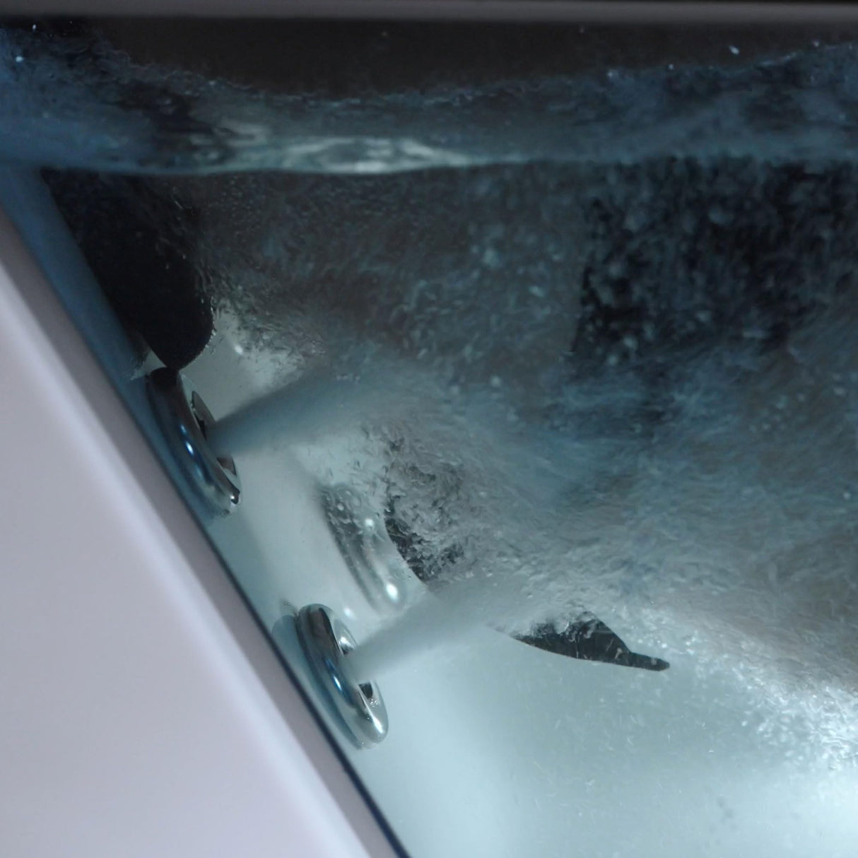 Empava 59 x 29" Whirlpool Tub,750W Acrylic Jetted Bathtub with 11 Jets,Hydromassage with Chromatherapy,3-Side Apron,58 Gallons,ETL Certified Empava