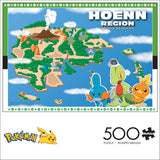 Buffalo Games - Pokemon- Hoenn Region - 500 Piece Jigsaw Puzzle for Adults -Challenging Puzzle Perfect for Game Nights - Finished Size is 21.25 x 15.00 Buffalo Games
