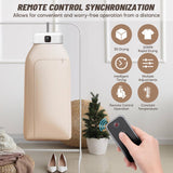 Portable Clothes Dryer，Mini Laundry Dryers with Remote Control, Small Compact Foldable Electric Drying Machine with Dry Bag for Travel,RV, Home,Apartment Rolitwils