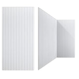 Woanger 5 Pack Large Acoustic Panels, 47 x 24 Inch Sound Dampening Panels Self-Adhesive Noise Absorbing Panel Acoustical Wall Panel Sound Proofing Panels for Home Studio Office Game Room(White) Woanger