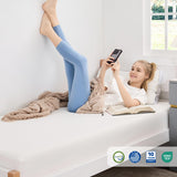 Emerspring Twin Mattress 8 Inch Green Tea Memory Foam Mattress for Cool Sleep & Pressure Relief, Fiberglass Free, Bed in a Box, Removable Washable Cover, CertiPUR-US Certified Emerspring