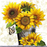 Diamond Art Kit Sunflower Diamond Art Painting Kits for Adults Sunflower Diamond Art Painting Craft for Home Decor,Aromatic,12x12 inches Apomelo