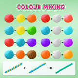 FAGNBED Air Dry Clay 24 Colors, Modeling Magic Clay Set with 5 Sculpting Tools, Gift for Ages 3-12 Boys and Girls FAGNBED