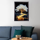 CEOVR Diamond Art Kits for Adults, Tree of Life 5D DIY Full Drill Diamond Painting Dots Gem Art, Adult Crafts Kits Arts and Crafts, Wall Decor for Home Office 12x16in CEOVR