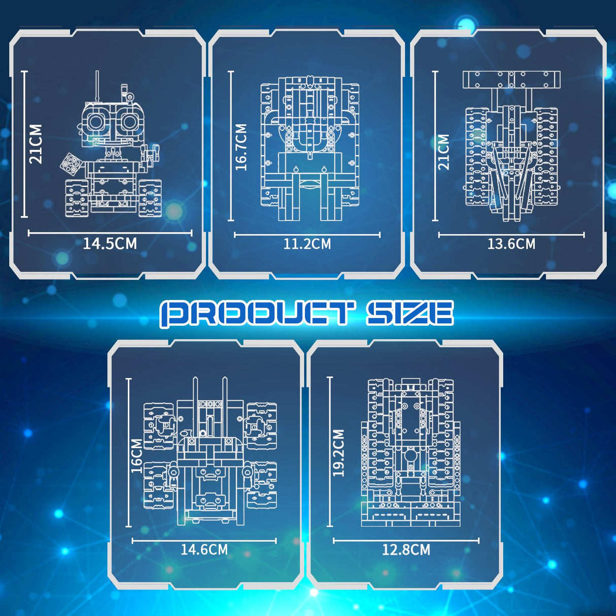 Demkia 5in1 STEM Robot Building Kit, 560 PCS APP/Remote Control Mech RC Robotics for Kids Ages 8-12, Science Kit Coding Robots Toy Set, Birthday Gifts for Boys Age 8-14+ Demkia