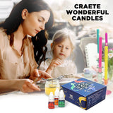 Liquid Candle Wax Dye for Soy Candle Making - 16 Popular Candle Dye Coloring Chips - Premium Liquid Candle Wax Coloring - Highly Concentrated Candle Colors Candle Shop
