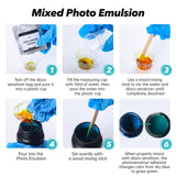 Ecoofor 49pcs All-in-One Screen Printing Kit with, 3 Size Wood Screen Printing Frames, 6 Colors Screen Printing Ink,10 A4 Size Inkjet Transparency Films Ecoofor