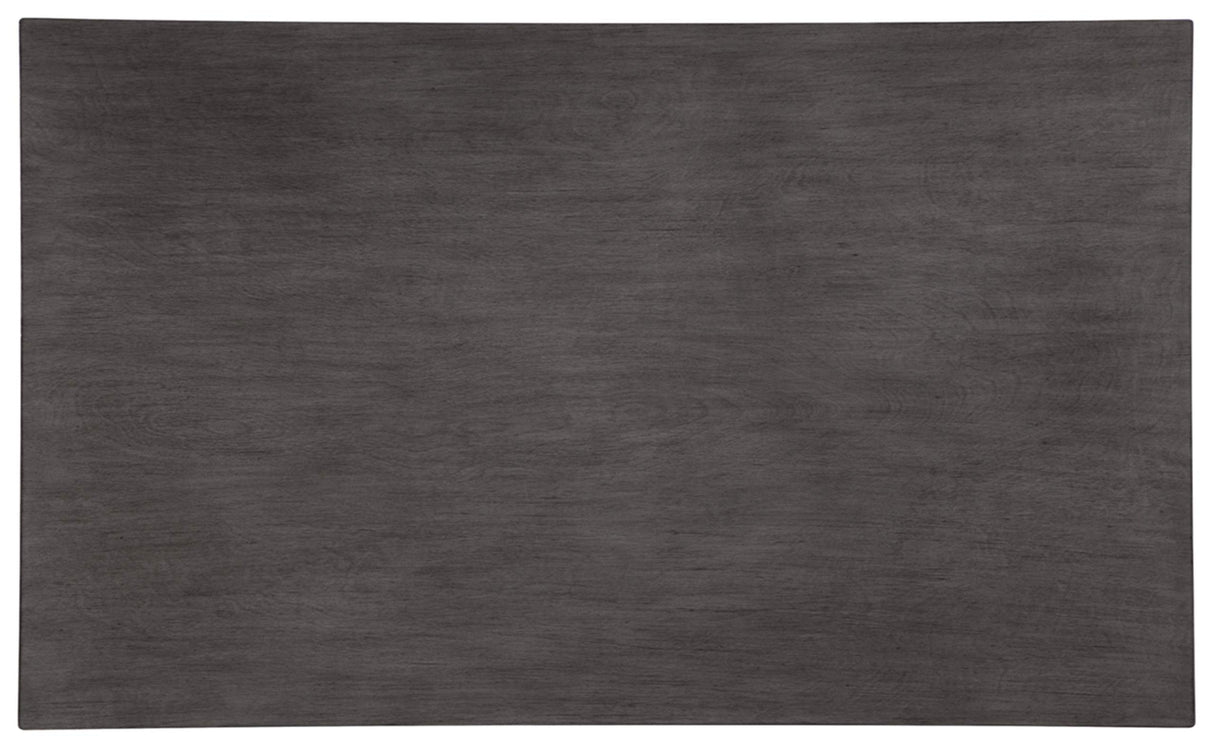 Signature Design by Ashley Bridson Modern 6 Piece Dining Set, Includes Dining Table, 4 Chairs & Bench, Gray Signature Design by Ashley