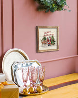 Putuo Decor Interchangeable Season Framed Wall Art Set, Seasonal Welcome Printed Signs, Rustic Holiday Home Table Decor Wall Hanging Signs for Living Room, Kitchen, Office, Farmhouse Putuo Decor