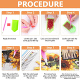 Sunature Diamond Painting Art 5D Full Square Round Drills Unicorn Diamond Painting Kits 50x70cm(19.7"X27.6") (Full Round Drill,50x70cm(19.7"X27.6")) SunatureDPArt