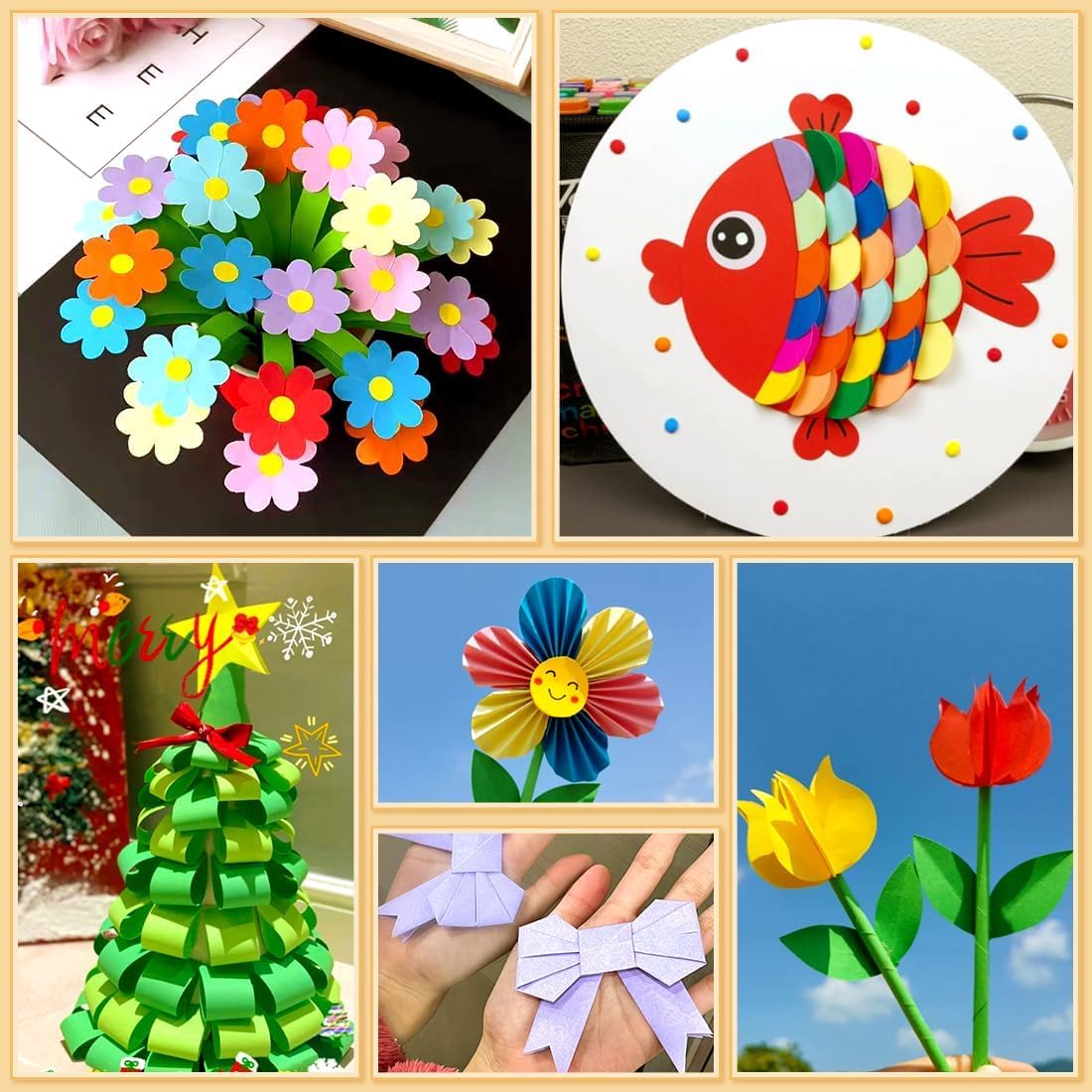 Praisebank Origami Paper (Multi-colored, 6 x 6 Inch /1000 Sheets), Ori ...