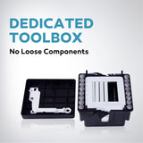 MIRADOR 80S Louvered Pergola 10' x 10', Modern Style with Adjustable Louvers for Outdoor Roof, Garden, Easy Assembly, Durable, Charcoal MIRADOR