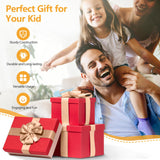 Segmart Kids Playhouse, Indoor and Outdoor Playset, Cedar Modern Gray Wooden Play House for Kids Ages 4-8, Kitchen with Spatulas, Induction Cooker, Flower Pot Rack, Functional Doorbell and Sink SEGMART