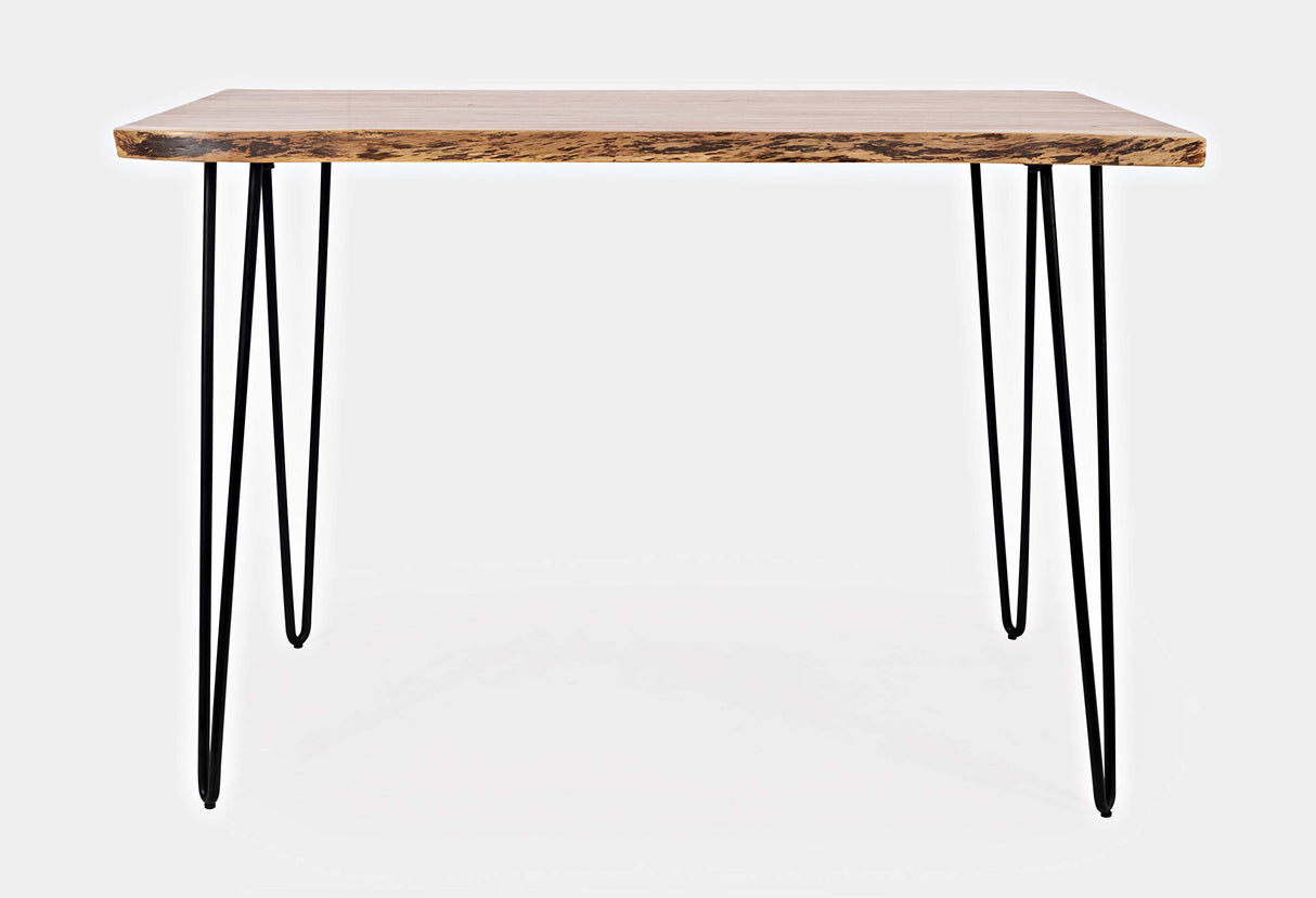 Jofran Nature's Edge 52'' Solid Wood Modern Natural Live Edge Counter Height Dining Table, Natural Jofran Inc.