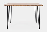 Jofran Nature's Edge 52'' Solid Wood Modern Natural Live Edge Counter Height Dining Table, Natural Jofran Inc.