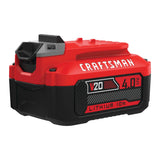 CRAFTSMAN 20V Power Tool Battery 2-Pack, Lithium-ion with Charger (CMCB204-2CK) CRAFTSMAN