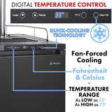 Kegco K309B-1 Keg Dispenser, Black Kegco