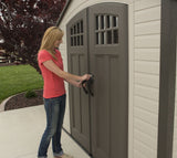 Lifetime 60127 20 x 8 Ft. Outdoor Storage Shed, Desert Sand Lifetime