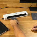Brother DS-740D Duplex Compact Mobile Document Scanner Brother