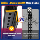 72" H Garage Shelving Heavy Duty, 2200LBS Garage Storage Shelves, Adjustable Metal Shelving Unit, Easy Assembly Utility Storage Rack Shelf for Basement, Warehouse, Pantry (72"H*35.4"W*15.7"D) TXTDPL