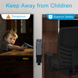 Gun Safe for Handgun Biometric Bedside Pistol Safe for Nightstand Fingerprint Drop Down Single Gun Safe Night Stand Desk Vehicle Mounted, Finger Print JNOSFL