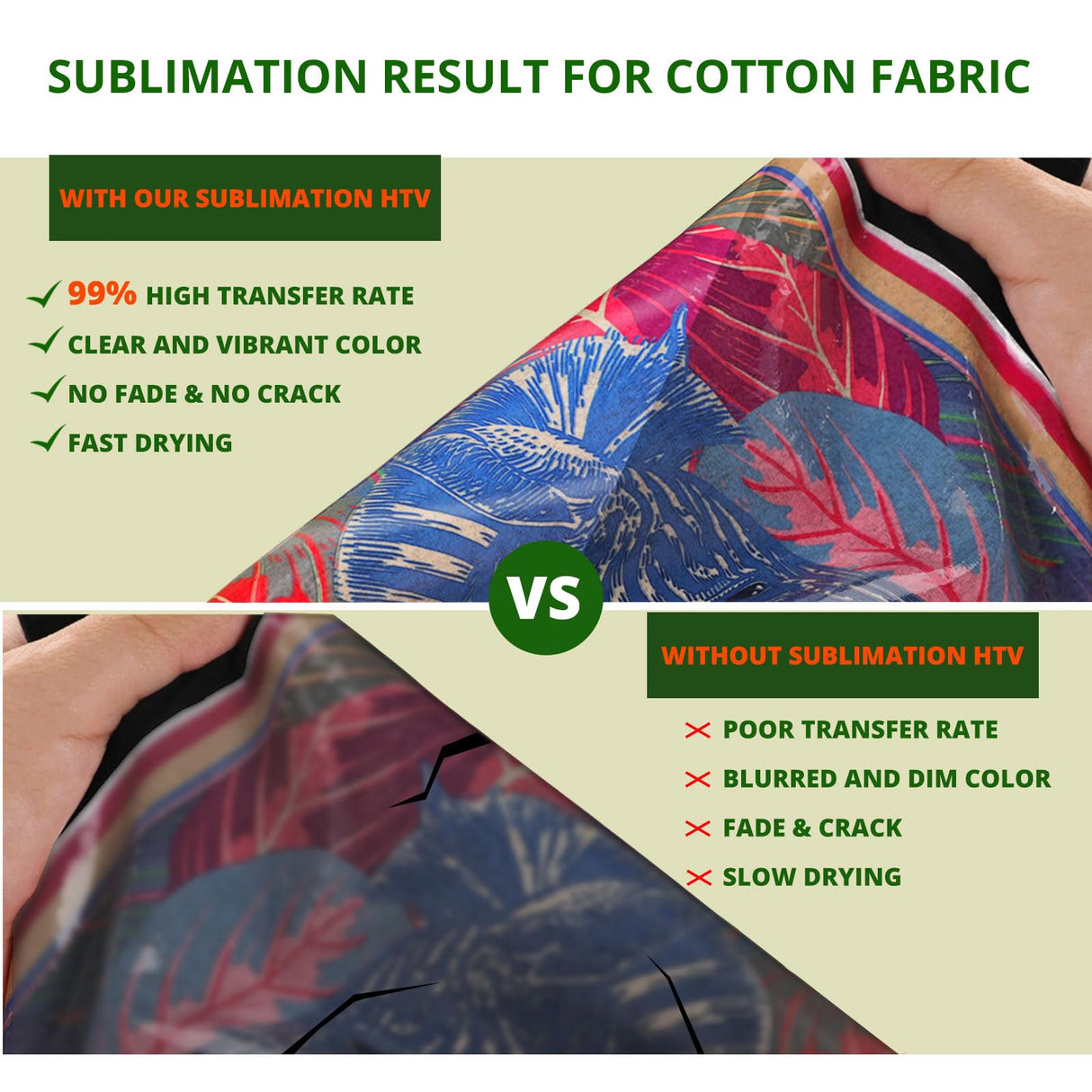 HTVRONT Sublimation HTV for Dark/Light Fabric - Matte Sublimation Vinyl 12" X 10FT for T-Shirts - Work Together with Sublimation Paper, Sublimation Ink and Heat Press HTVRONT
