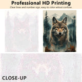 TUMOVO Paint by Numbers Wolf, Landscape Paint by Number for Adults, Adult Paint by Number Kits on Canvas, Wolf and Mountain Paint by Numbers Kit for Art Crafts 16"x20" TUMOVO